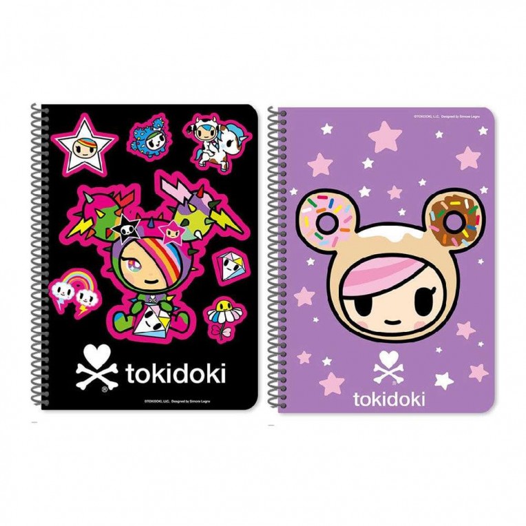 Τετράδιο Σπιράλ Tokidoki B5 60φ. 2...