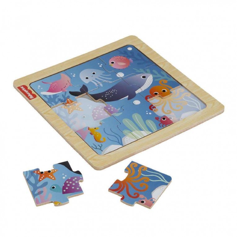 Fisher-Price Μίνι Ξύλινο Παζλ 9...