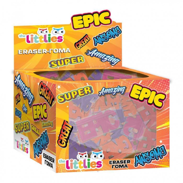 Eraser Words The Littlies 50x25mm - 5...
