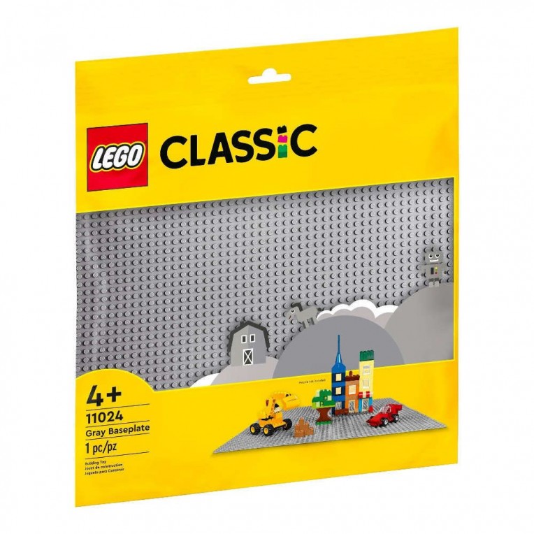 LEGO Classic Gray Baseplate (11024)