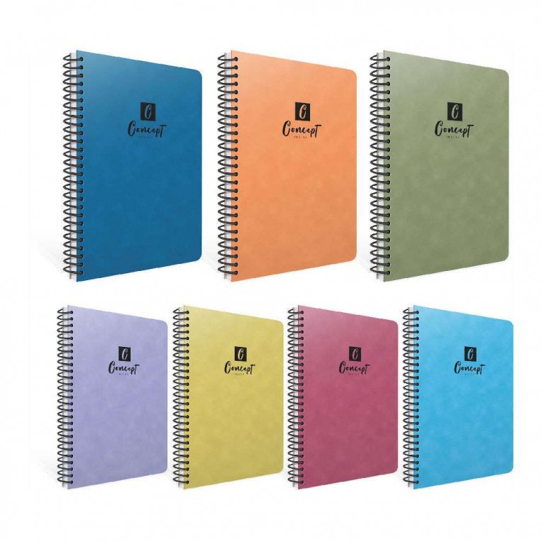 Spiral Notebook Concept Type Prespan...