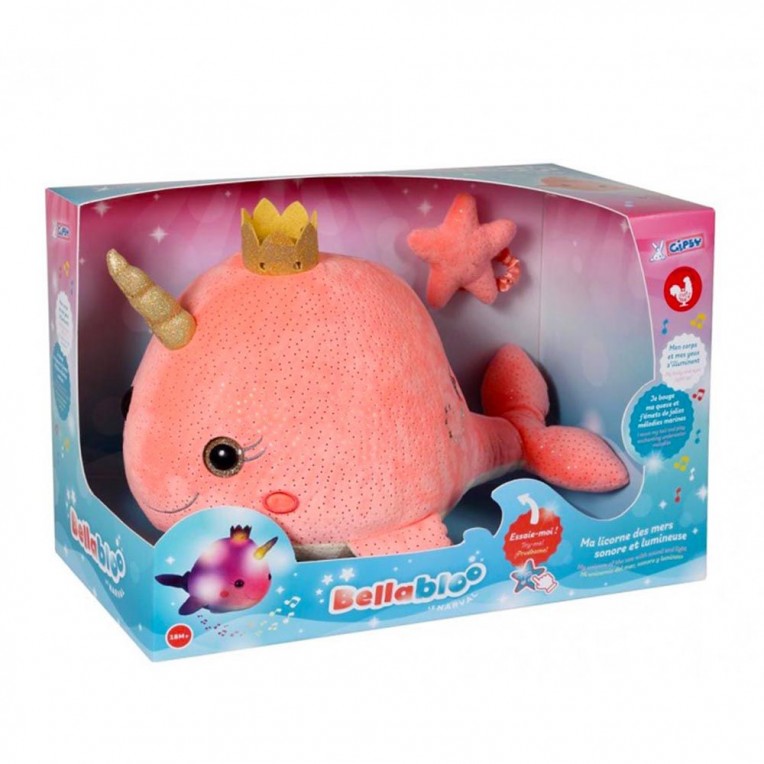 Plush Bellabloo The Narwhal with...