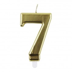 Κερί Γενεθλίων No 7 Χρυσό...