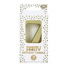 Birthday Candle No 7 Gold... 2