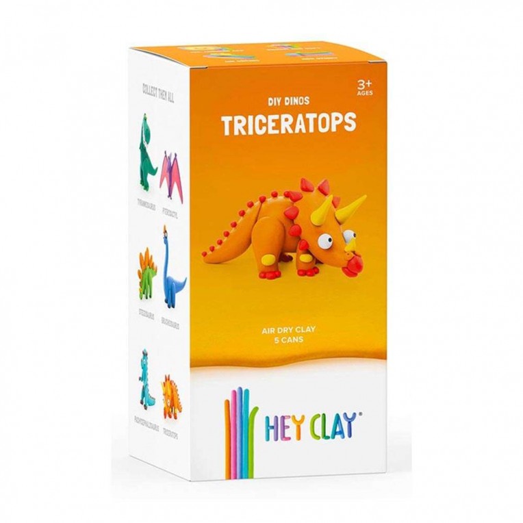 Hey Clay DIY Dinos Triceratops (50137)