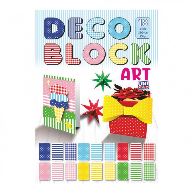 Μπλοκ Art Κολάζ Deco 250γρ. 25x35εκ....