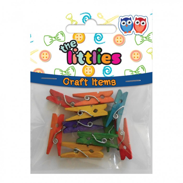 Wooden Clothespins 25mm (0646076)
