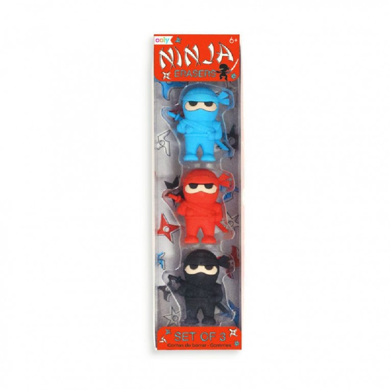 Ooly Γόμες Ninja 3τεμ. (112-054)