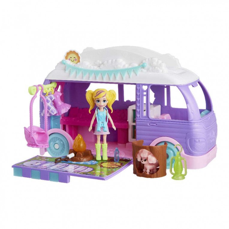 Polly Pocket Glamping Τροχόσπιτο Σετ...