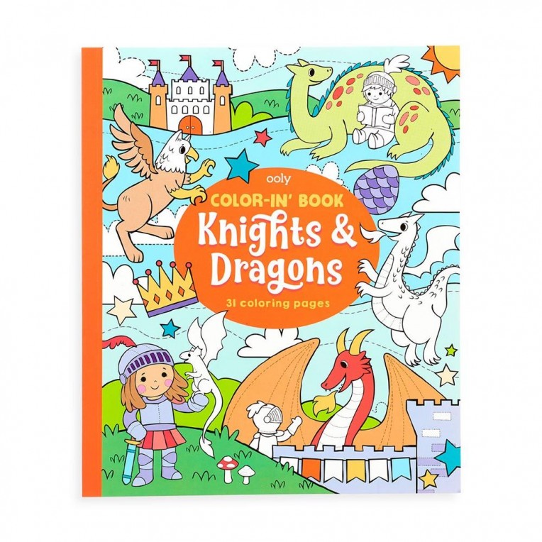 Ooly Βιβλίο Χρωματισμού Knights and...