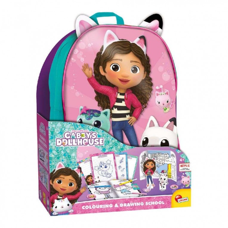 Gabby's Dollhouse Backpack Coloring...