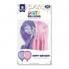 Balloons Pink with Happy...