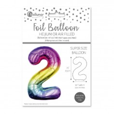 Foil Balloon Number 2 65cm...