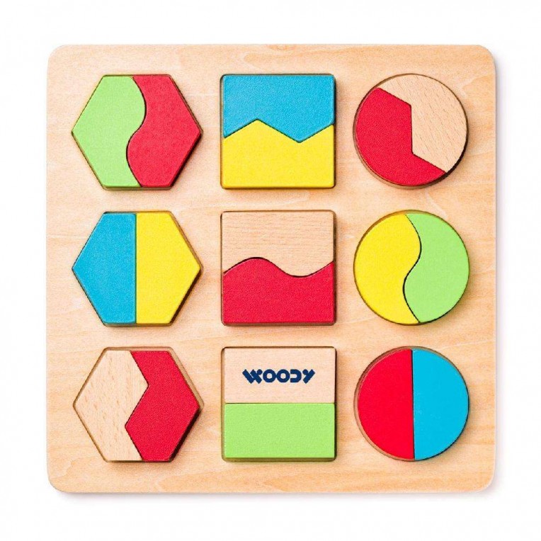 Woody Wooden Shape Puzzle...