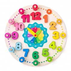 Woody Wooden Didactic Clock...