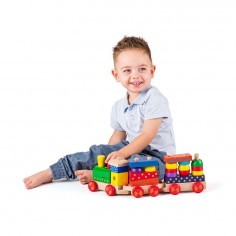Woody Wooden Stacking Train... 2