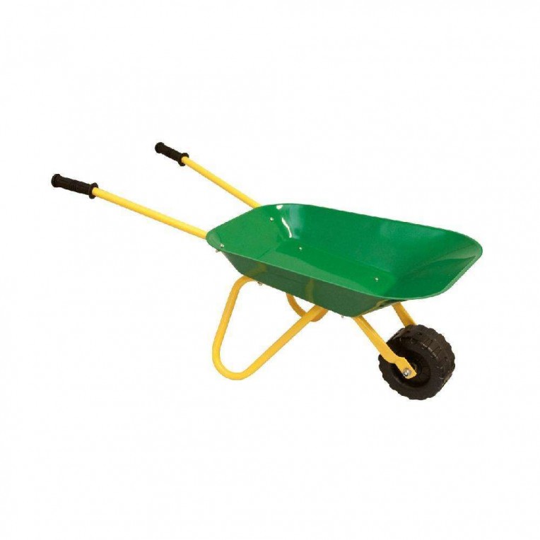 Woody Kids Garden Wheelbarrow Green...