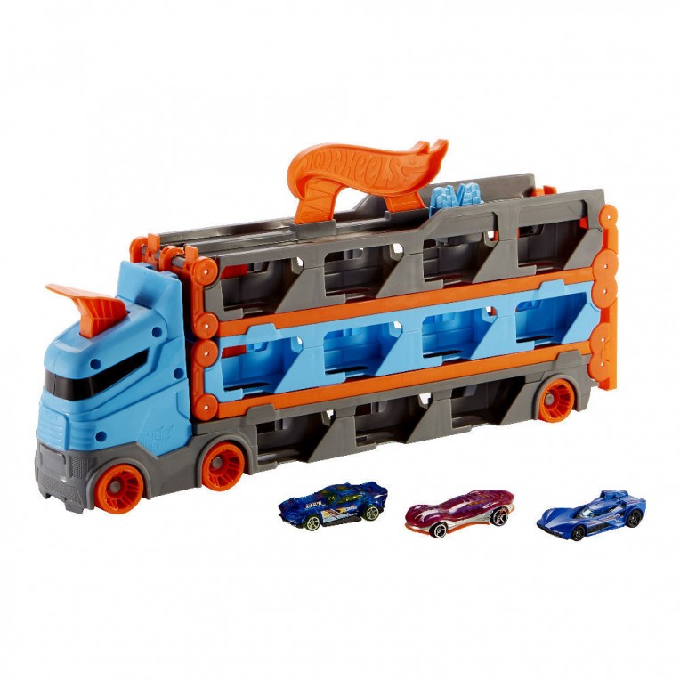 Hot Wheels Νταλίκα-Πίστα 2 σε 1 (GVG37)