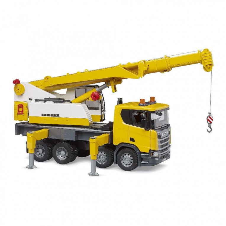 Bruder Scania Super 560R Liebherr...