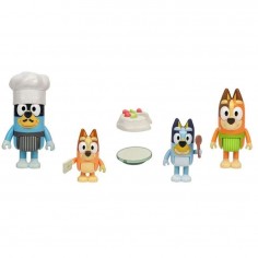Bluey 4 Figures Set Let's...