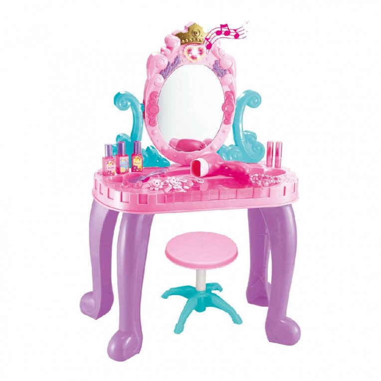 Luna Toys Πάγκος Ομορφιάς με Σκαμπό ,...
