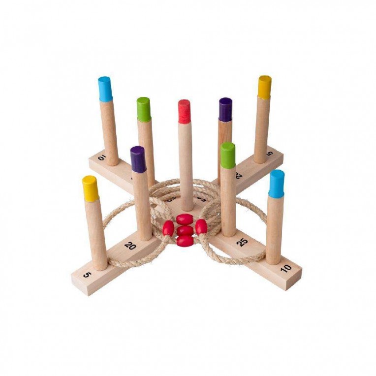 Woody Wooden Hoopla Rings...