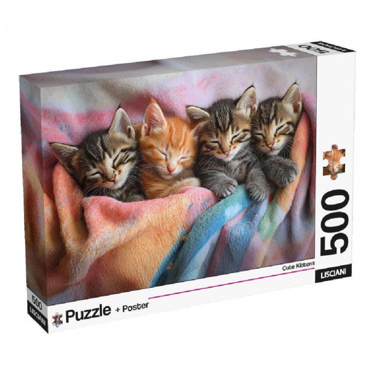 Lisciani Puzzle & Poster Cats 500...
