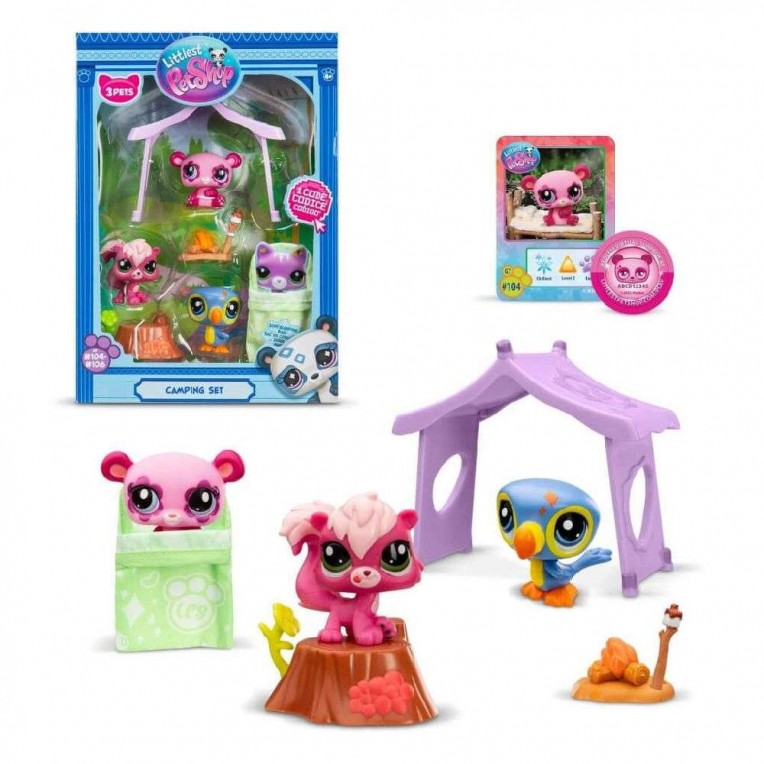 Littlest Pet Shop Camping Set with 3...