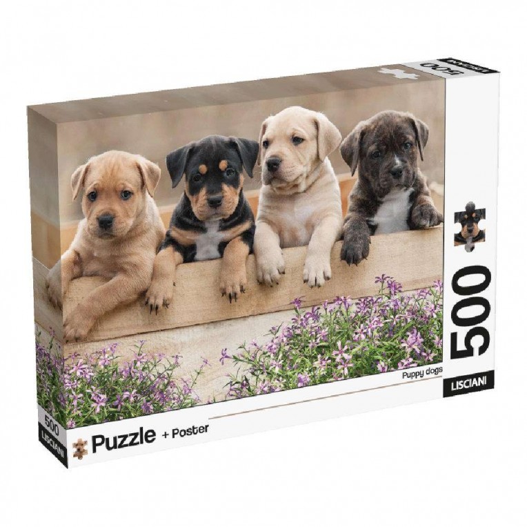 Lisciani Παζλ & Poster Dogs 500...