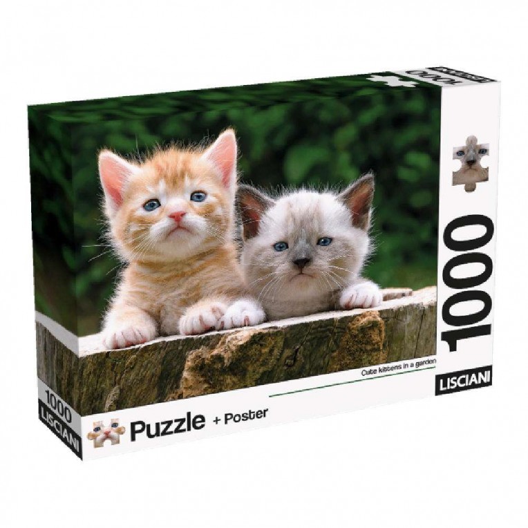 Lisciani Παζλ & Poster Cats 1000...