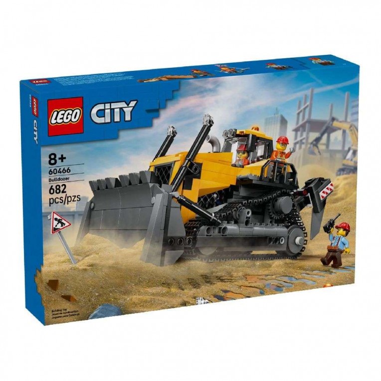 LEGO City Yellow Bulldozer with Front...