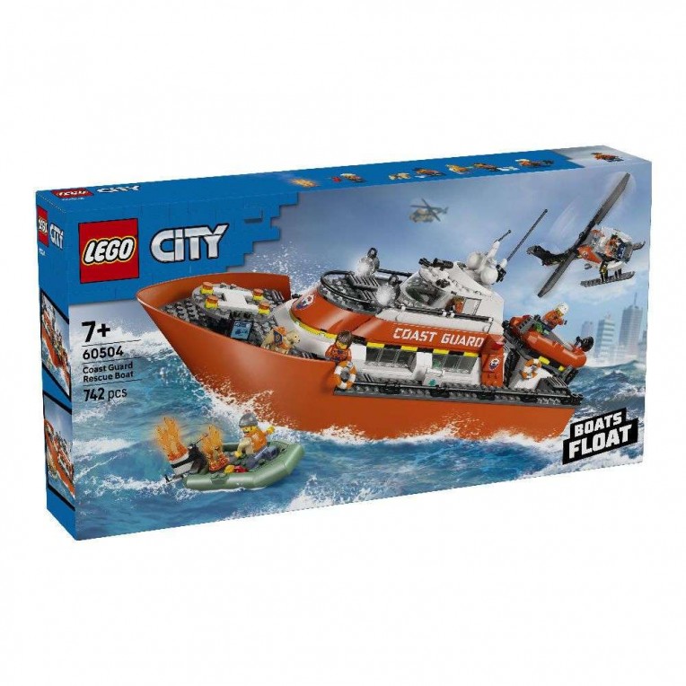 LEGO City Coast Guard Rescue Boat &...