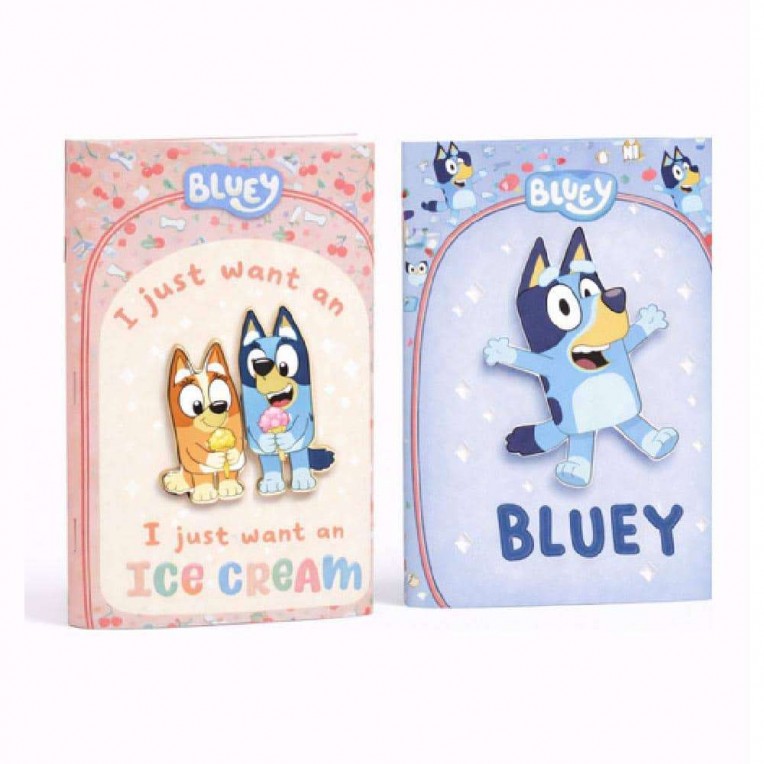 Stapled Notebook Bluey 17x25 40sh. -...