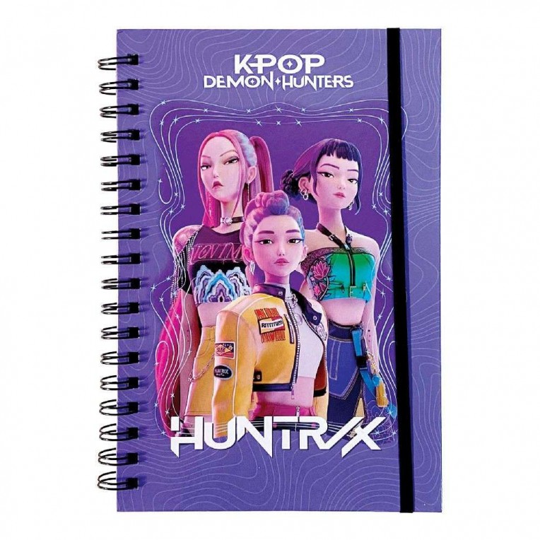 Spiral Notebook with Elastic Band...