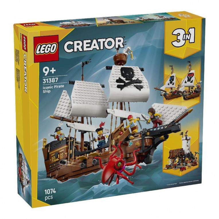 LEGO Creator 3in1 Iconic Pirate Ship...