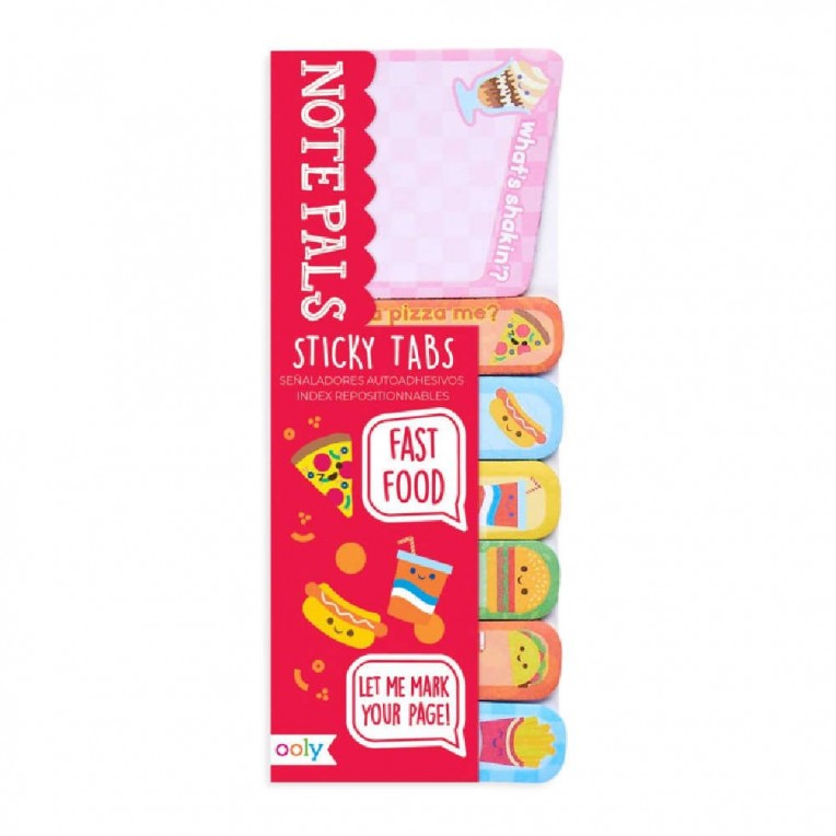 Ooly Note Pals Sticky Tabs Fast Food...
