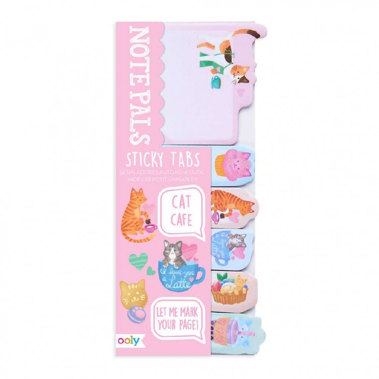 Ooly Note Pals Sticky Tabs Cat Cafe...
