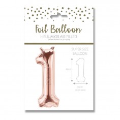 Foil Balloon Number 1 Gold...