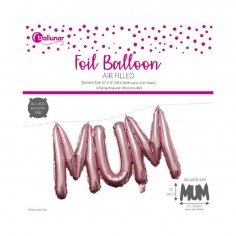 Foil Balloon Mum Pink...