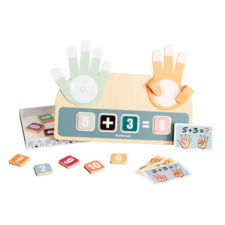 TopBright Ξύλινο Παιχνίδι Finger Math...