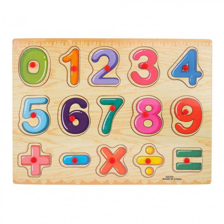 Wooden Puzzle Operations & Numbers...