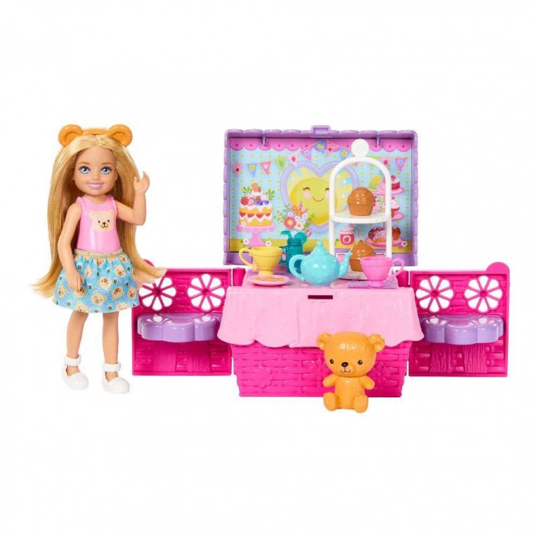 Barbie Club Chelsea Σετ Πάρτι με Τσάι...