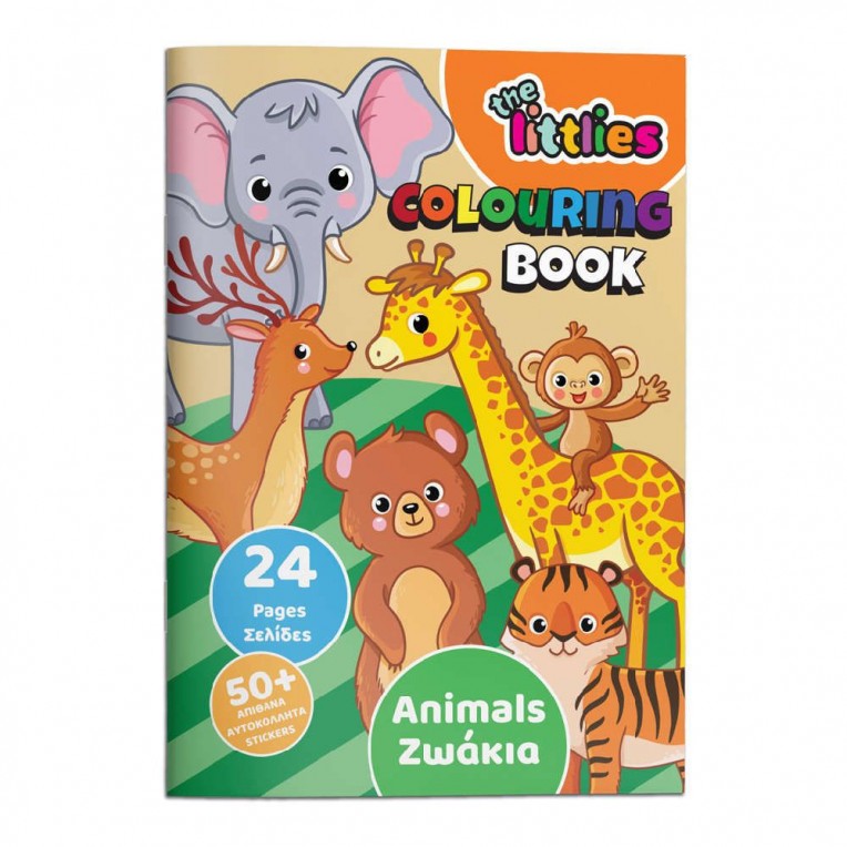 Painting Book The Littlies Animals A4...