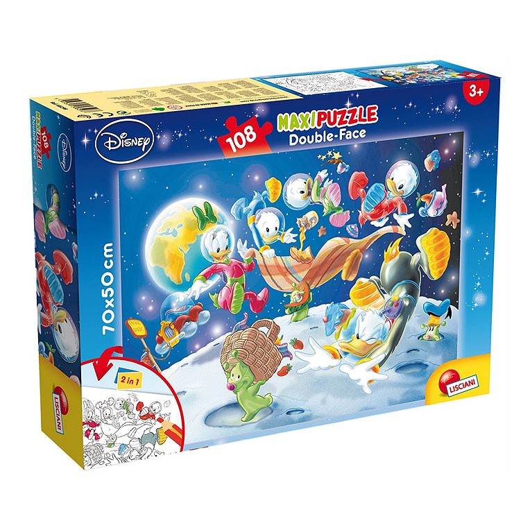 Lisciani Παζλ Maxi Double-Face Mickey...