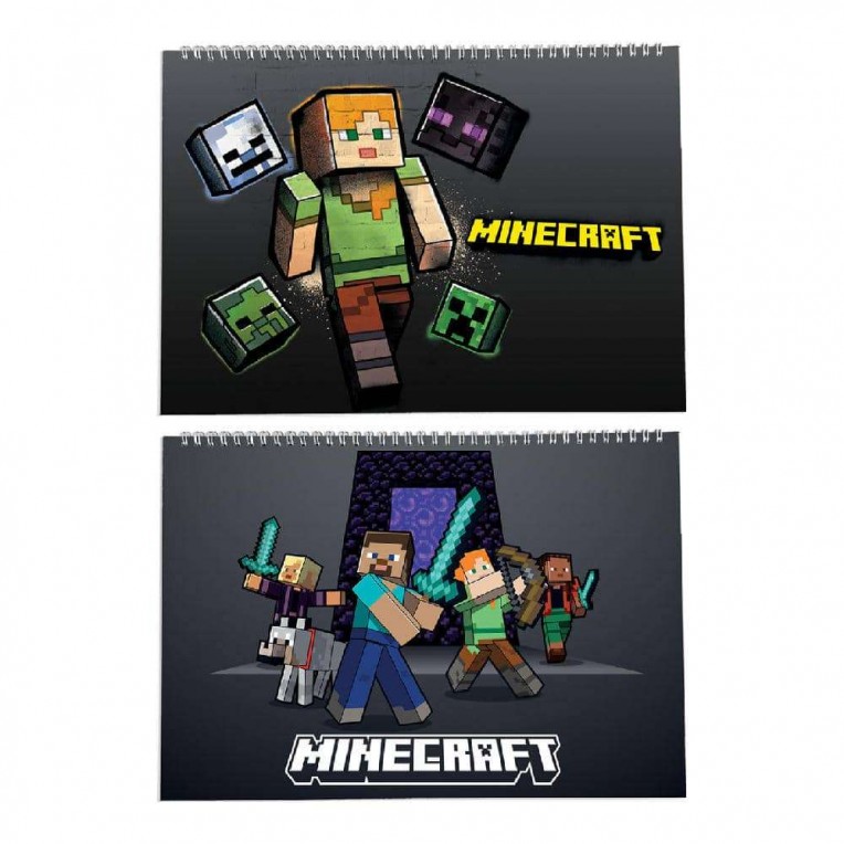 Μπλοκ Ζωγραφικής Minecraft A4 30φ. -...