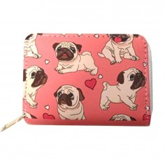 Wallet with Zippers Dogs...