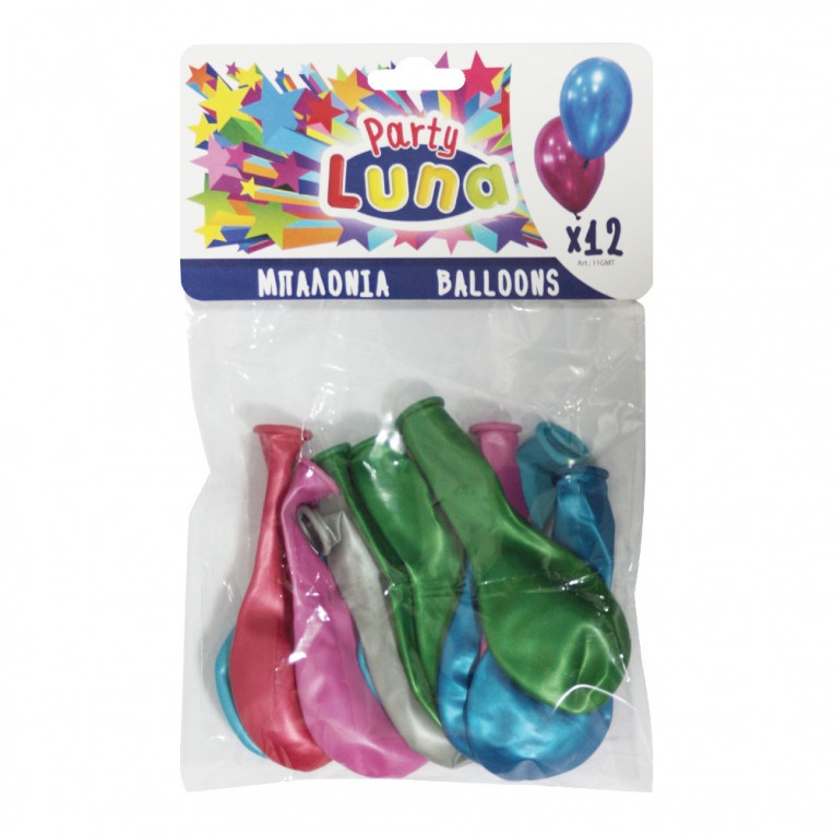 Balloons Metallic 24pcs (0088903)