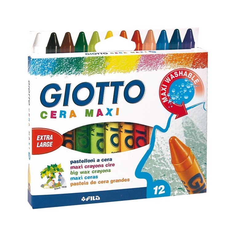 Κηρομπογιές Χονδρές 12ΧΡ Giotto