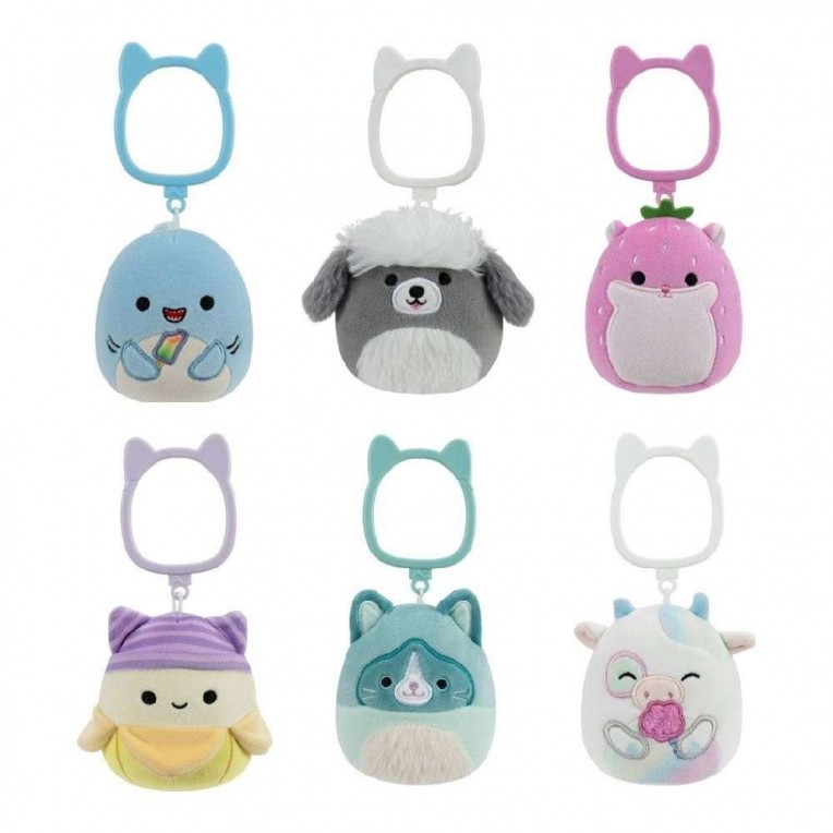 SquishMallows Λούτρινο Μπρελόκ 9εκ....