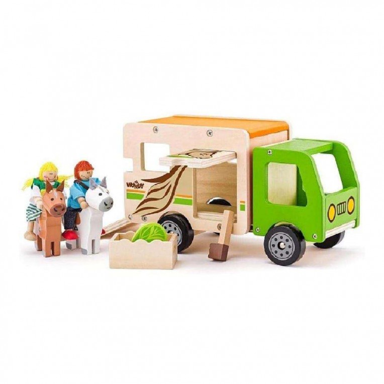 Woody Wooden Horse Transport Truck...